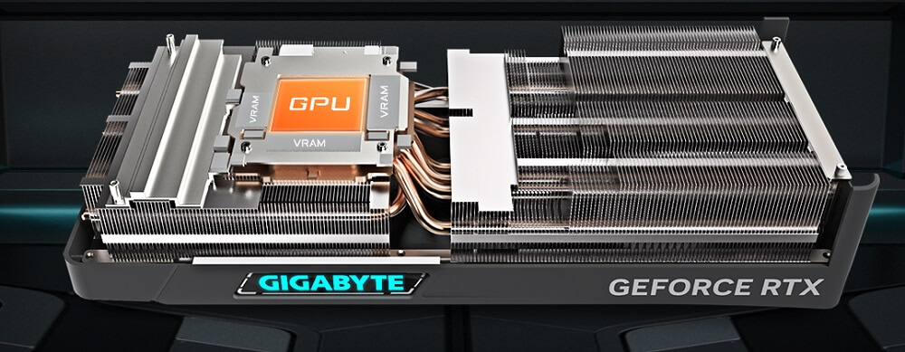 VGA Gigabyte GeForce RTX 4080 16GB EAGLE OC ĐÈN VAPOR LỚN & ỐNG NHIỆT