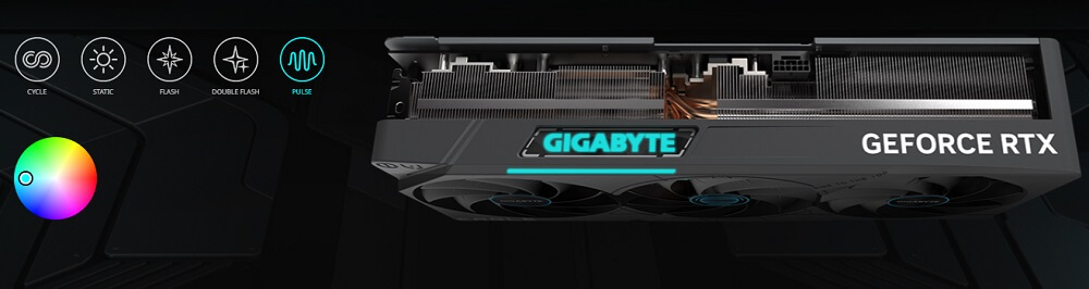 VGA Gigabyte GeForce RTX 4080 16GB EAGLE OC RGB FUSION