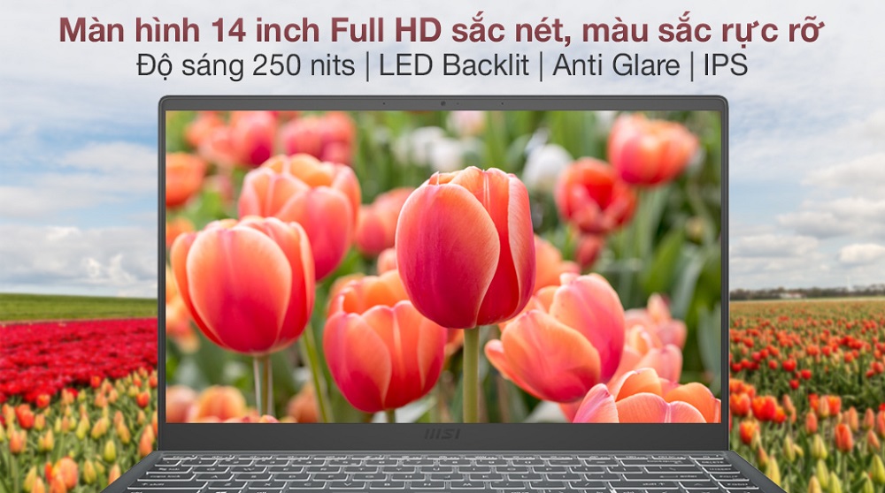 Laptop MSI Modern 14 B11MOU 1028VN màn hình Full HD