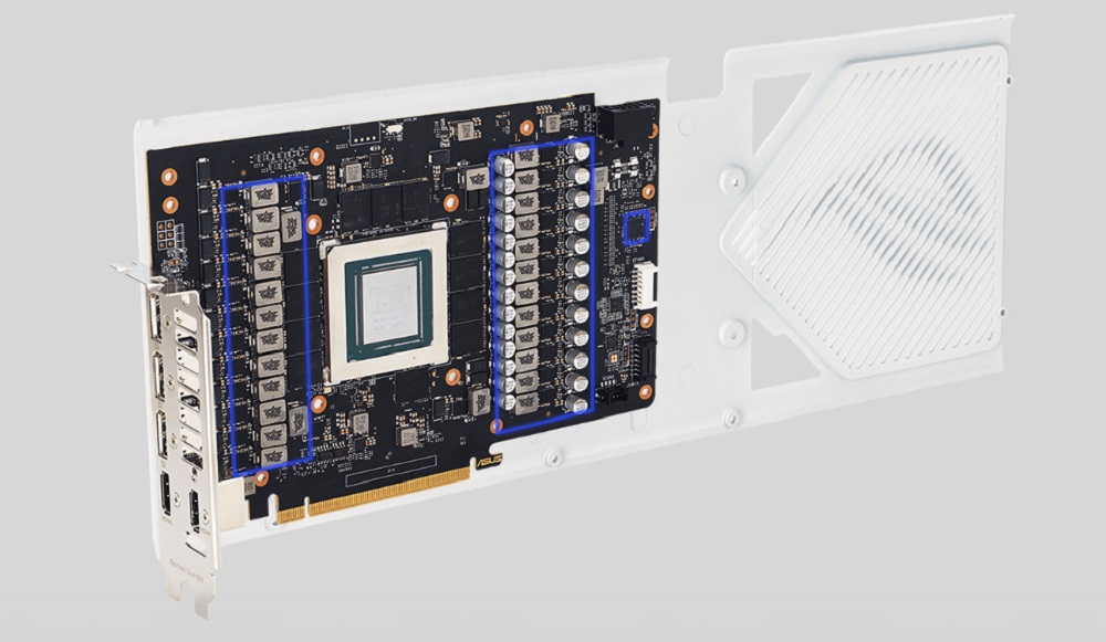 VGA ASUS ROG Strix GeForce RTX 4080 16GB GDDR6X White OC Edition (ROG-STRIX-RTX4080-O16G-WHITE)
