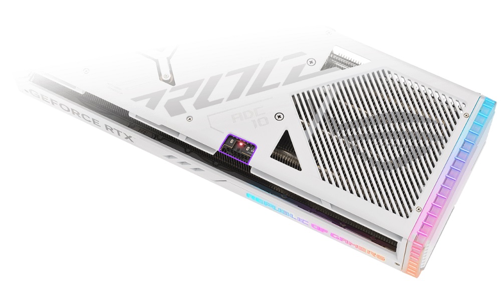 VGA ASUS ROG Strix GeForce RTX 4090 24GB GDDR6X White OC Edition (ROG-STRIX-RTX4090-O24G-WHITE)
