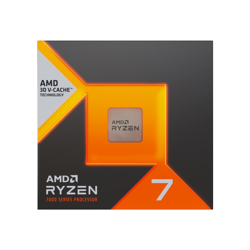 CPU AMD Ryzen 7 7800X3D (4.1GHz boost 5.0GHz, 8 nhân 16 luồng, 104MB Cache, 120W, Socket AM5)
