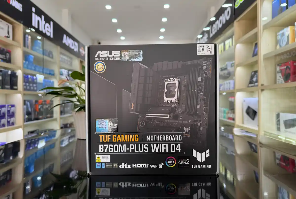 Mainboard ASUS TUF Gaming B760M-PLUS WIFI D4 -songphuong.vn Mainboard ASUS TUF Gaming B760M-PLUS WIFI D4