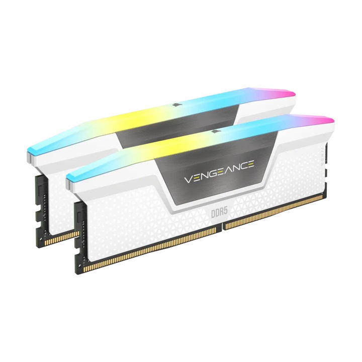 Ram Corsair Vengeance RGB White 32GB (2x16GB) DDR5 6200MHz – CMH32GX5M2B6200C36W