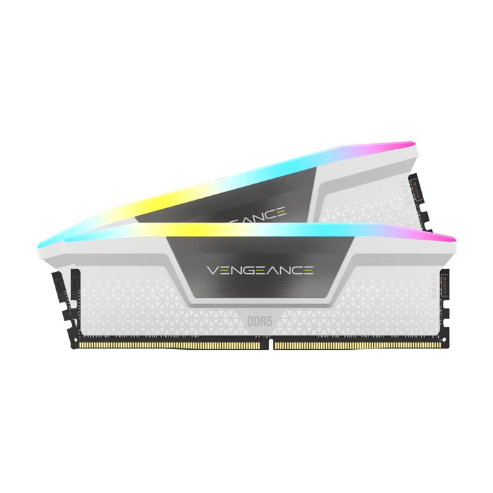 Ram Corsair Vengeance RGB White 32GB (2x16GB) DDR5 6200MHz – CMH32GX5M2B6200C36W