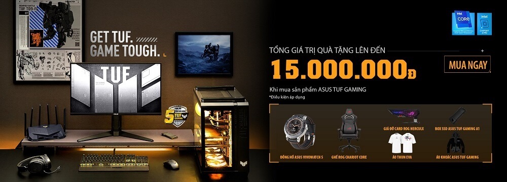 Khuyến mãi Linh kiện Màn hình Gear Asus Tuf Gaming | songphuong.vn