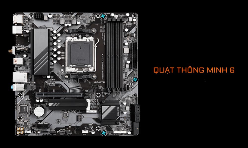 Mainboard Gigabyte A620M GAMING X AX - songphuong.vn