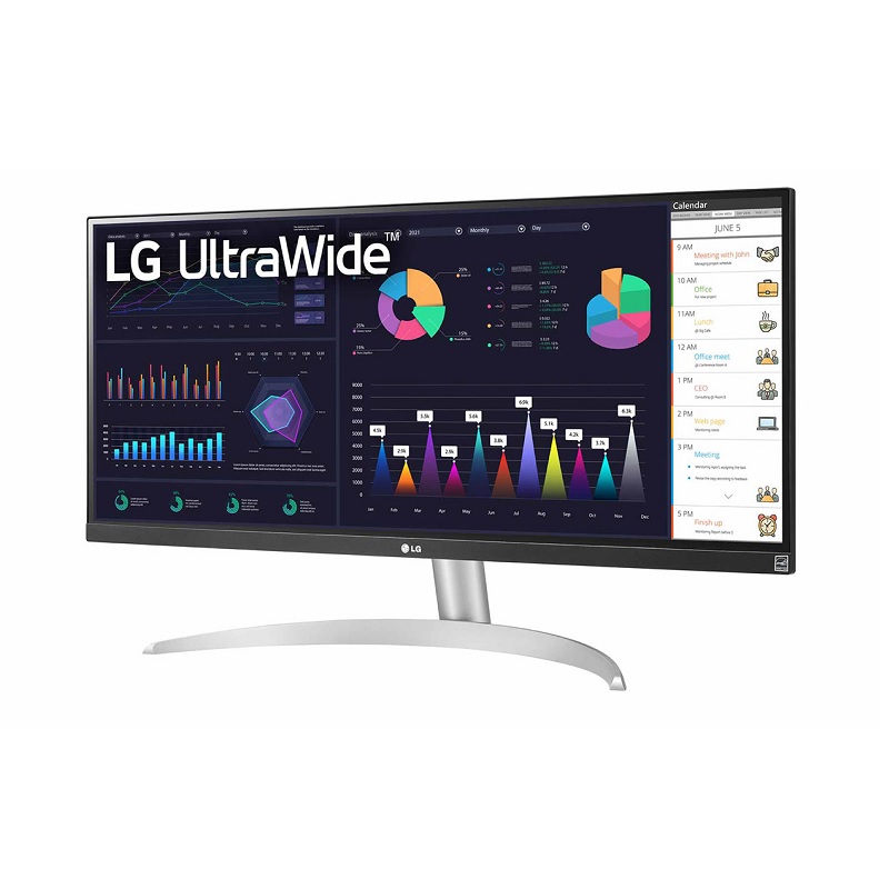 Màn Hình LG UltraWide 29WQ600-W 100Hz( 29 inch, 2560 x 1080, 100Hz, IPS, 5ms, AMD FreeSync, Tích hợp loa)