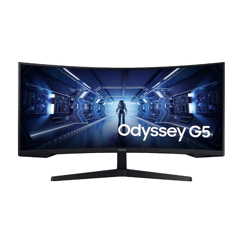 Màn Hình Samsung Odyssey G5 LC34G55T - LC34G55TWWEXXV 2K 165Hz (34 inch, 3440 x 1440, 165Hz, VA, 1ms, 1000R, FreeSync Premium)