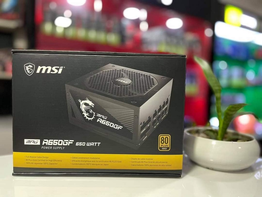 MSI MPG A650GF 650W – 80 Plus Gold – Full Modular