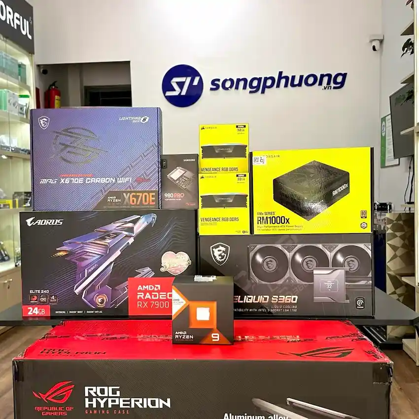 SP PC AMD 7950X (R9 7950X/ B650/ Ram 16GB/ RTX 5060Ti / SSD 500GB/ 650W/ DOS)