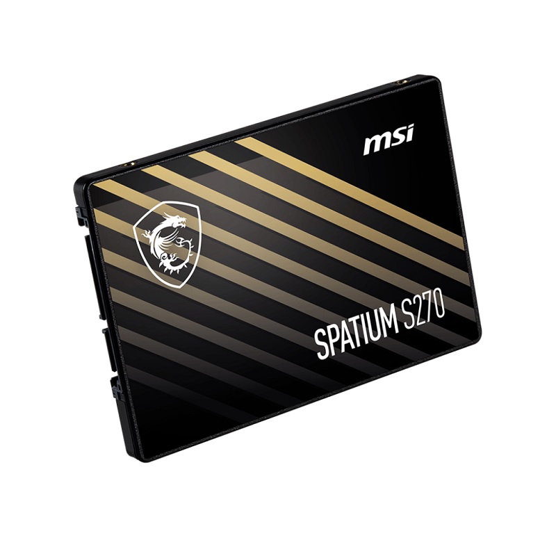 SSD MSI SPATIUM S270 480GB 2.5 inch Sata 3 (Read/Write 500/450 MB/s, 3D Nand)