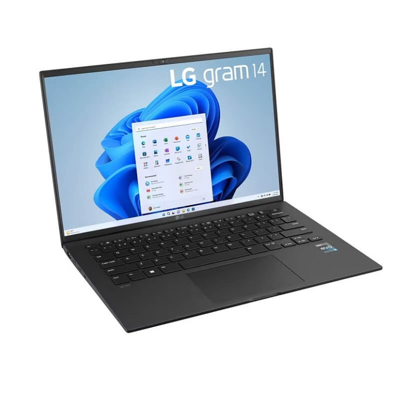 Laptop LG Gram 14Z90R-G.AH75A5 (i7 1360P, 16GB Ram, 512GB SSD, 14 inch WUXGA IPS, 99% DCI-P3, Win 11, Black)