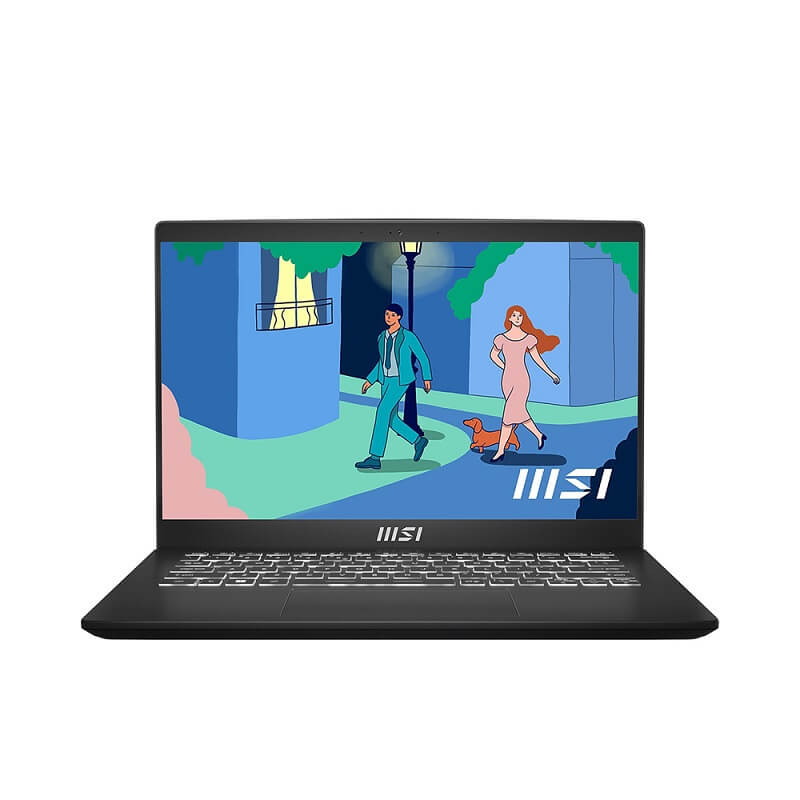 Laptop MSI Modern 14 C13M-607VN (i7 -1355U, 16GB RAM, 512GB SSD, 14 inch FHD IPS-45% NTSC, Wi-Fi 6, 3 cell, Win11, Đen)