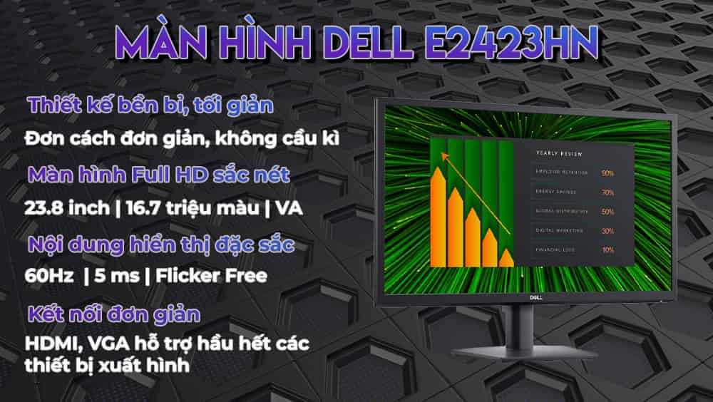 Màn Hình LCD Dell E2423HN FHD VA -6