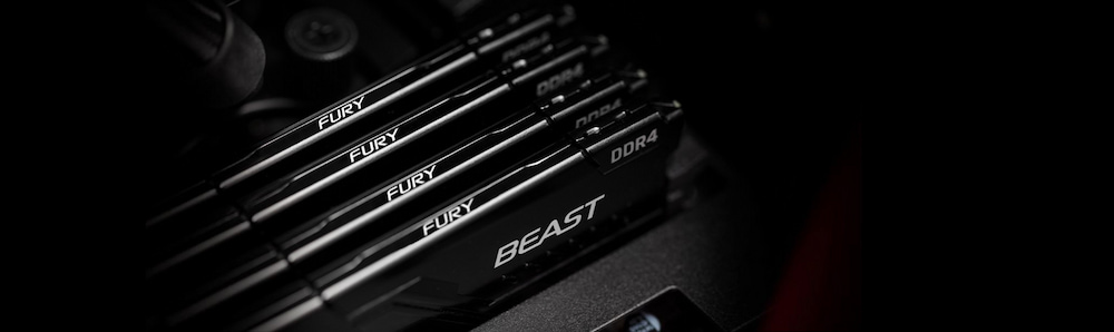 Ram Kingston Fury Beast Black 8GB 3200MHz DDR4 -4