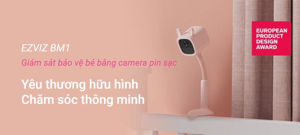 Camera Wifi Pin EZVIZ BM1 (Dùng PIN, hỗ trợ giám sát trẻ em) - songphuong.vn