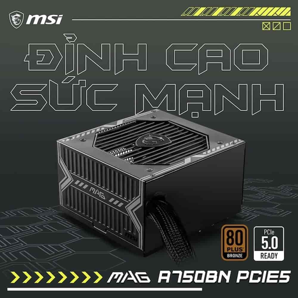 Nguồn MSI MAG A750BN PCIE5 750W -6