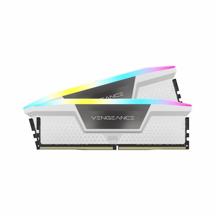 Ram Corsair Vengeance RGB White 32GB (2x16GB) DDR5 5600MHz – CMH32GX5M2B5600C40W