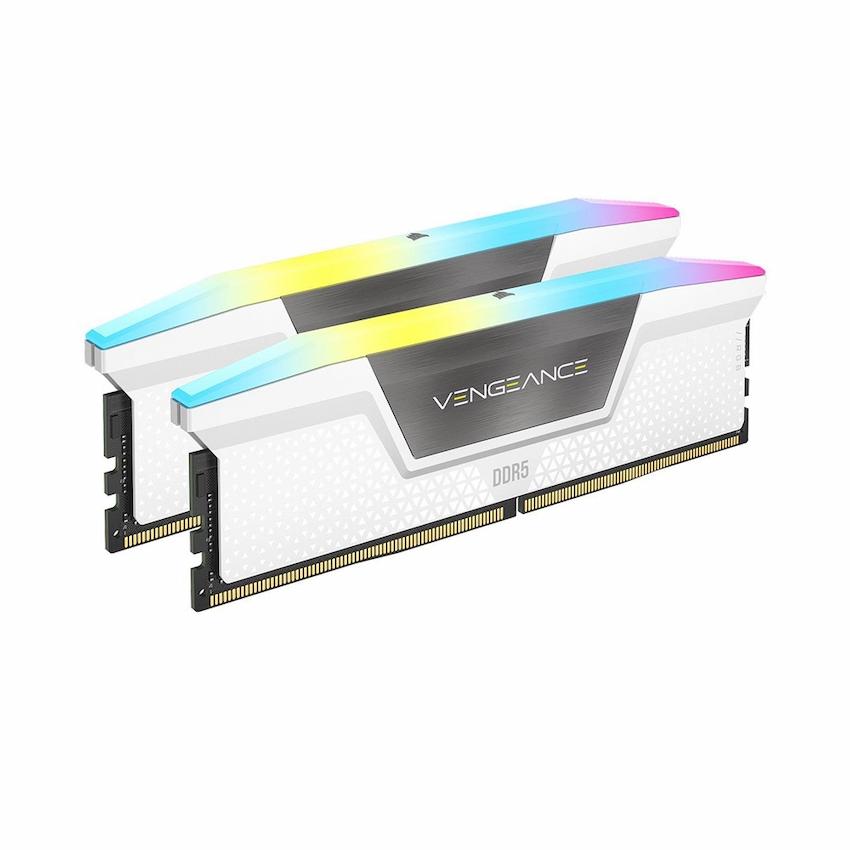 Ram Corsair Vengeance RGB White 32GB (2x16GB) DDR5 6000MHz – CMH32GX5M2E6000C36W