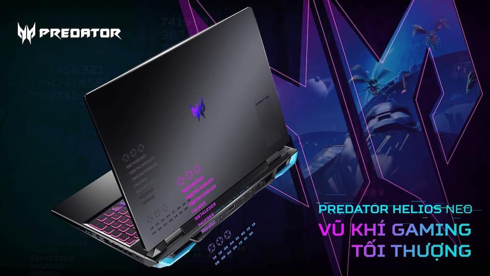Laptop Acer Predator Helios Neo 16 N22Q22 - PHN16-71-74QR