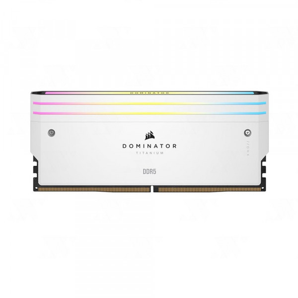 Ram Corsair Dominator Titanium RGB White 96GB (2x48GB) DDR5 6400Mhz -CMP96GX5M2B6400C32W
