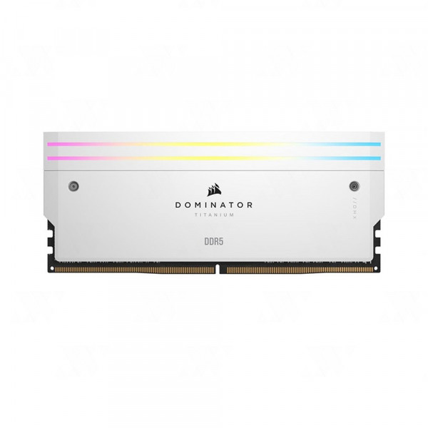 Ram Corsair Dominator Titanium RGB White 96GB (2x48GB) DDR5 6400Mhz -CMP96GX5M2B6400C32W