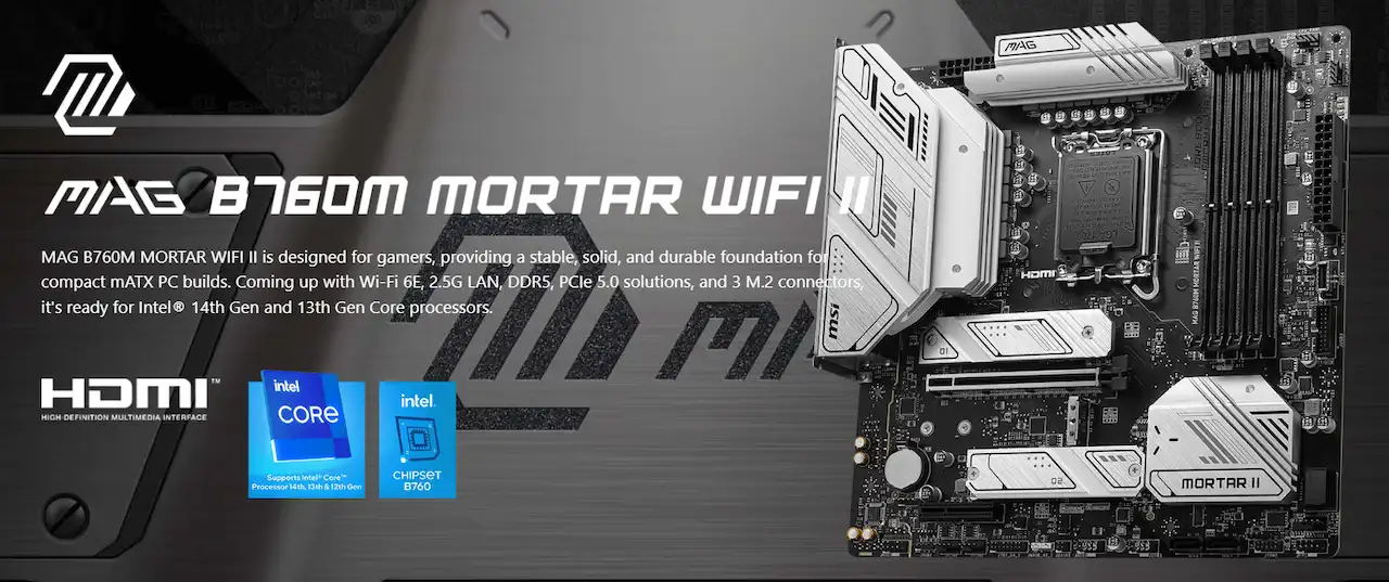 Mainboard MSI MAG B760M MORTAR II WIFI DDR5 - songphuong.vn