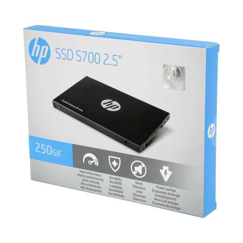 SSD HP S700 250GB 2.5 inch Sata 3 – 2DP98AA (Read/Write 560/510 MB/s, 3D Nand)