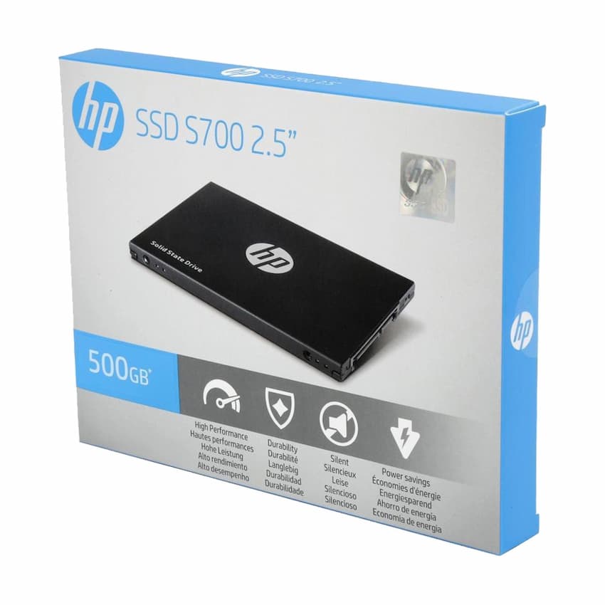 SSD HP S700 500GB 2.5 inch Sata 3 – 2DP99AA (Read/Write 560/510 MB/s, 3D Nand)