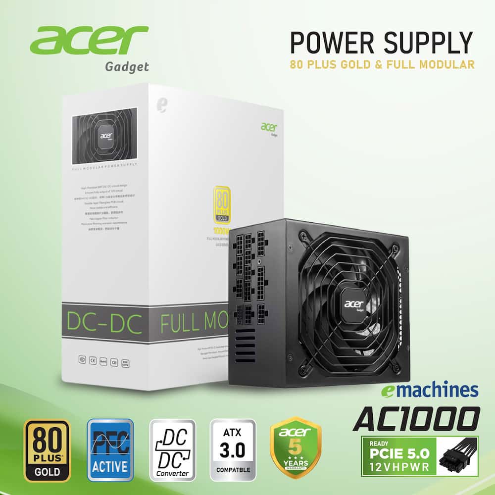 Nguồn Acer AC1000 1000W PCIe 5.0