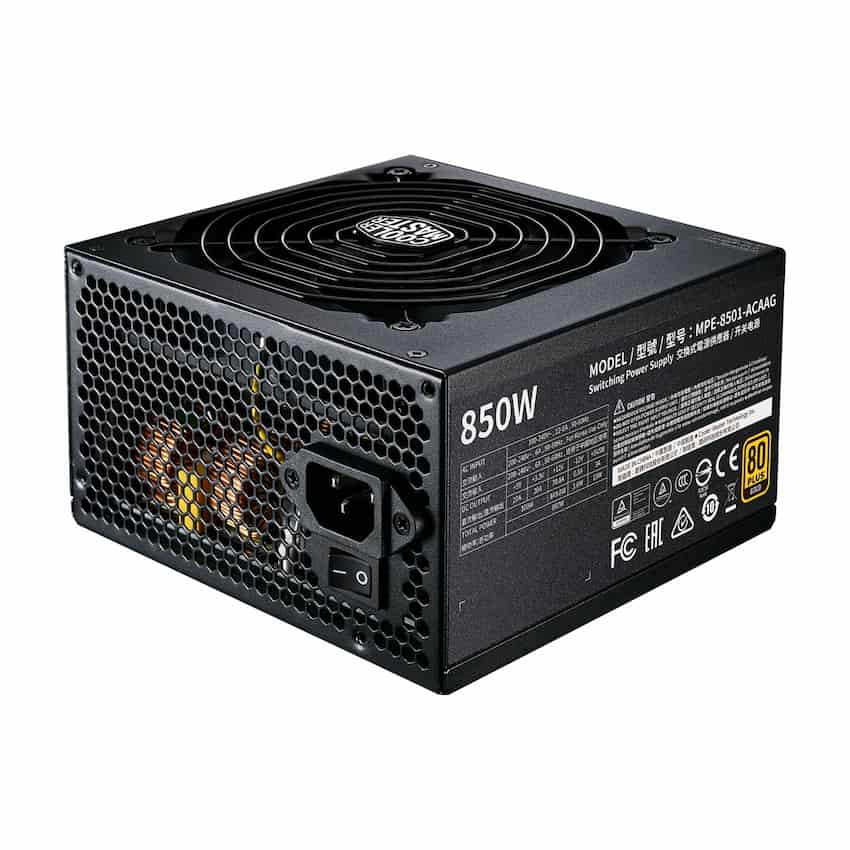 Nguồn Cooler Master MWE GOLD 850 V2 850W (ATX 3.1, Fully modular, MPE-8501-AFAAG)
