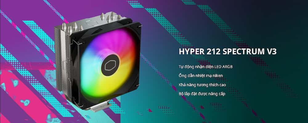 Tản nhiệt Cooler Master Hyper 212 Spectrum V3