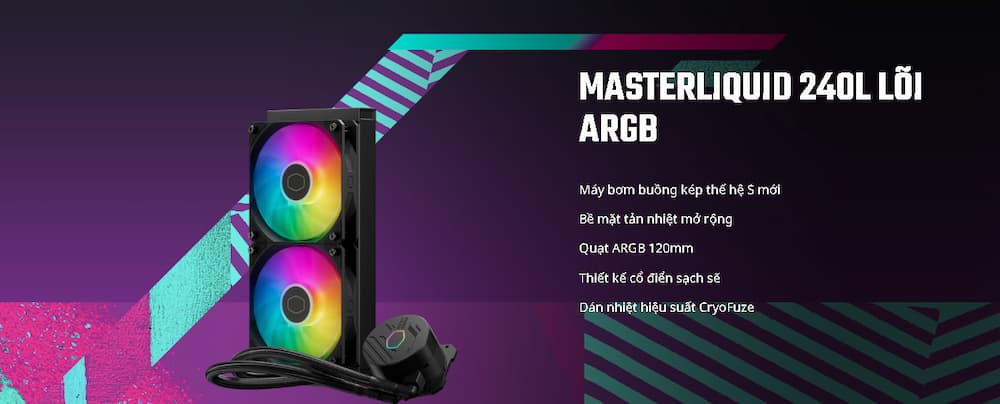 Tản nhiệt Cooler Master MASTERLIQUID 240L