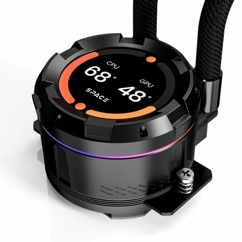 Tản Nhiệt Nước ID-COOLING SPACE SL360 XE ARGB ( Hiển thị nhiệt độ)