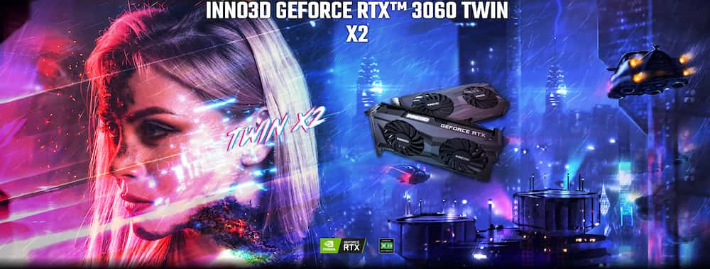 VGA INNO3D RTX 3060 Twin X2 12GB