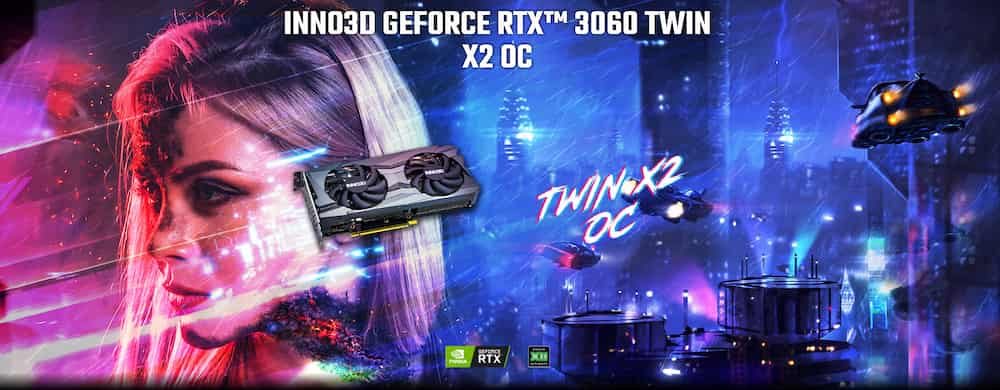 VGA INNO3D RTX 3060 Twin X2 OC 8GB