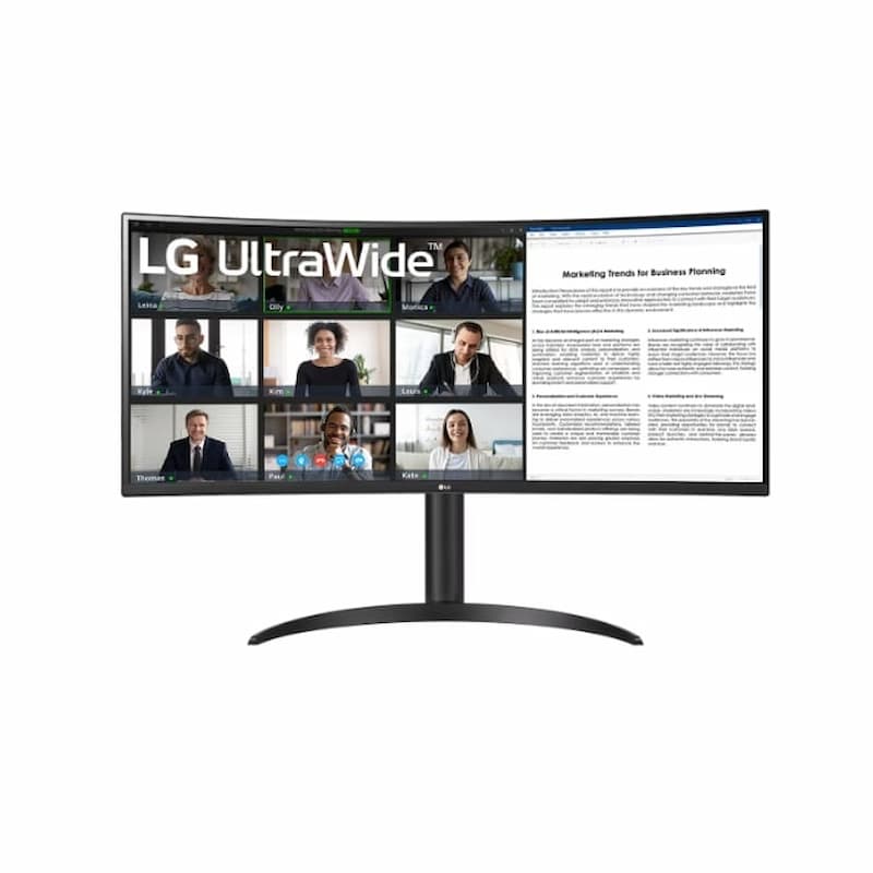 Màn hình Cong LG UtraWide 34WR55QC-B QHD (34 inch, 3440 x 1440, 100 Hz, VA, 5ms, 21:9, sRGB 90%)