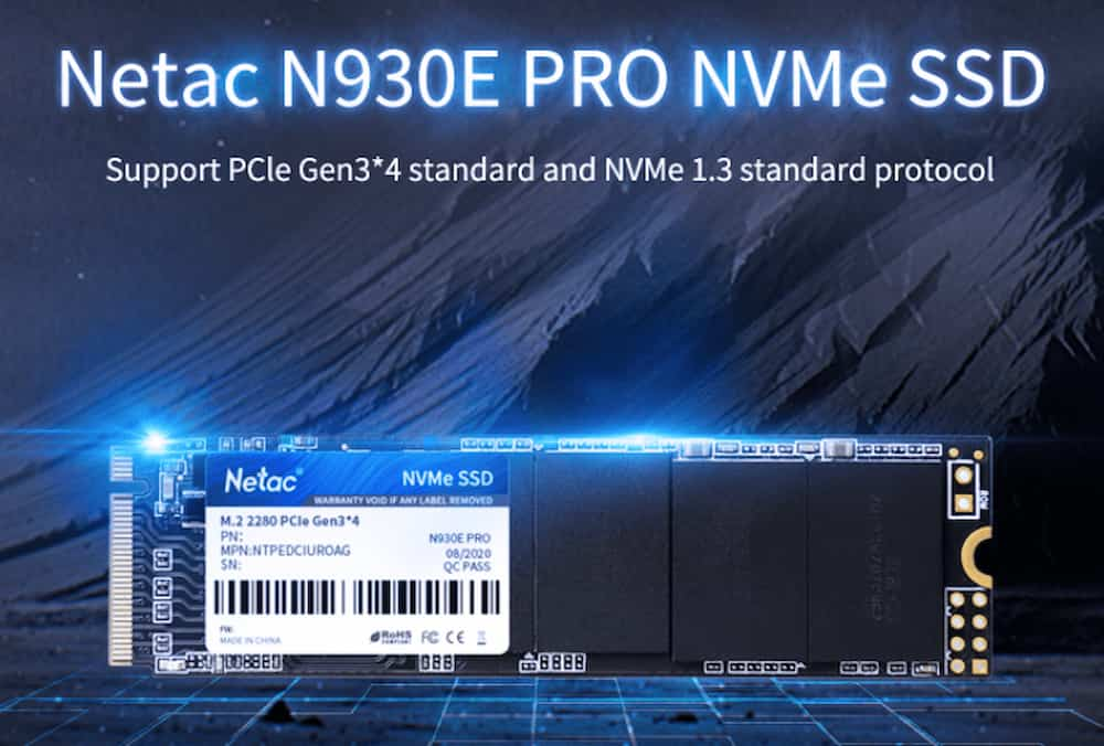 SSD Netac N930E-PRO M2 NVMe 256G