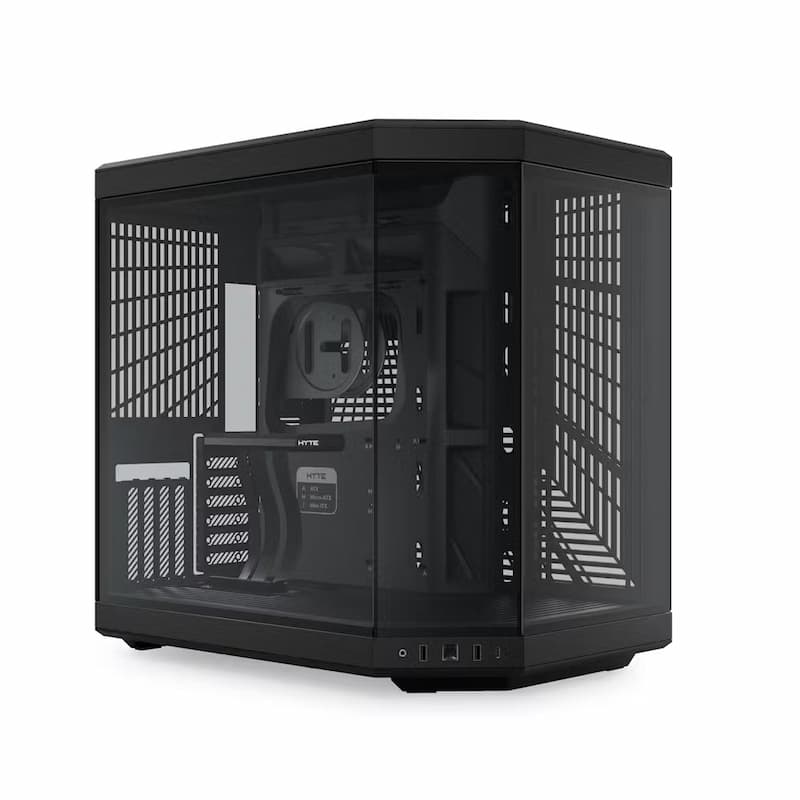 Case Hyte Y70 Standard (EATX-ATX, Kính cường lực-Thép-ABS, Riser PCIE 4.0, Black/ White/ Black-White)