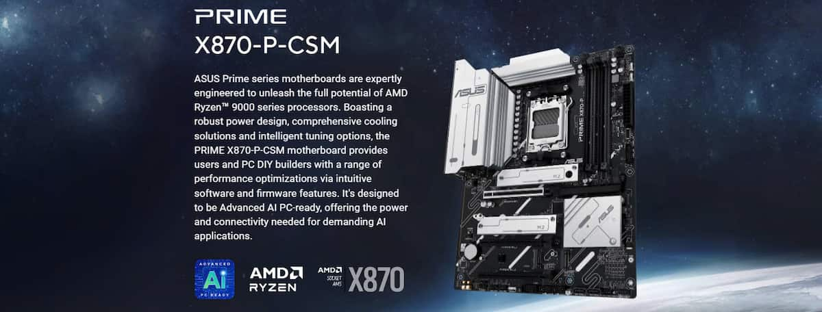 Mainboard Asus PRIME X870-P-CSM