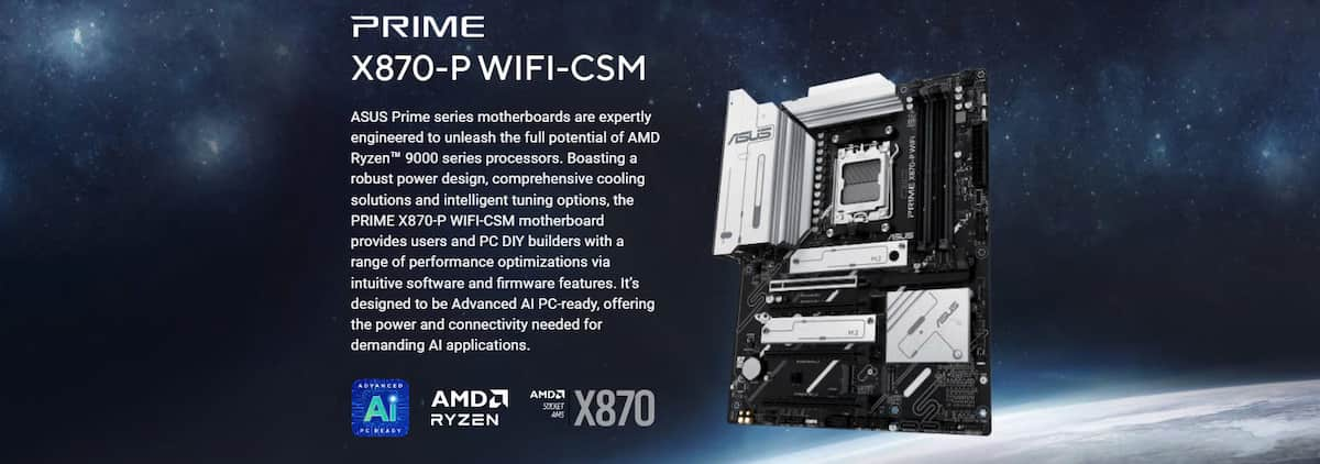 Mainboard Asus PRIME X870-P WIFI-CSM