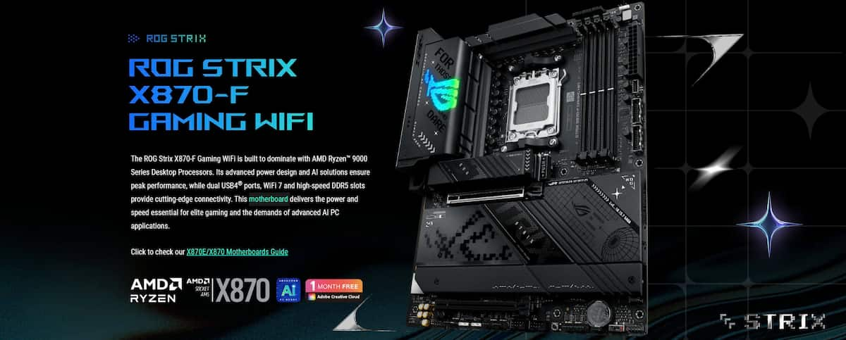 Mainboard Asus ROG STRIX X870-F GAMING WIFI