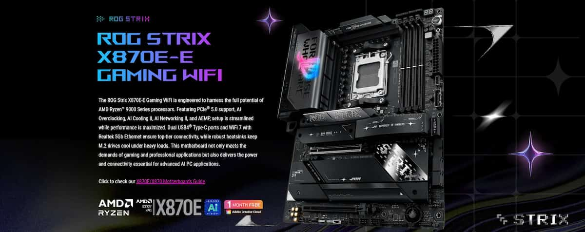 Mainboard Asus ROG STRIX X870E-E GAMING WIFI