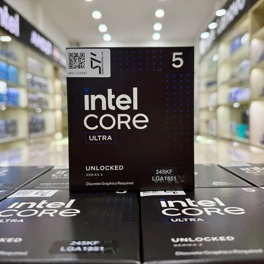 CPU Intel Core Ultra 5 245KF (Up to 5.2GHz, 14 nhân 14 luồng, 24Mb Cache, 159W) – SK LGA 1851