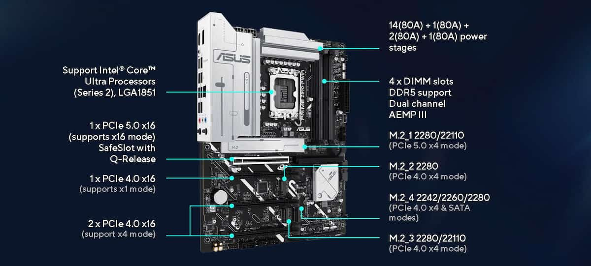 Mainboard ASUS PRIME Z890 P WIFI 10