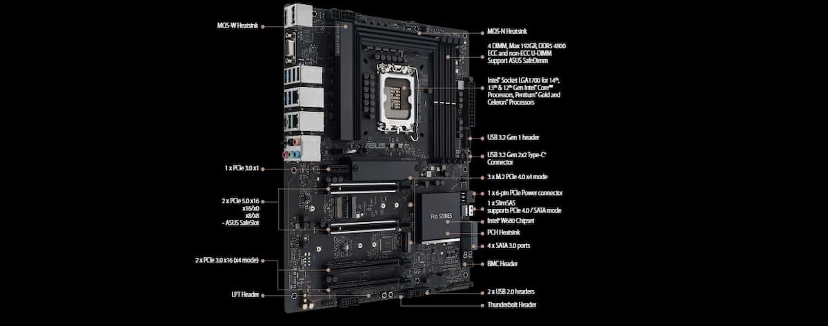 Mainboard Asus Pro WS W680-ACE