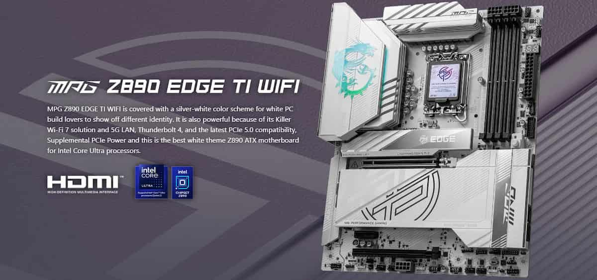 Mainboard MSI MPG Z890 EDGE TI WIFI