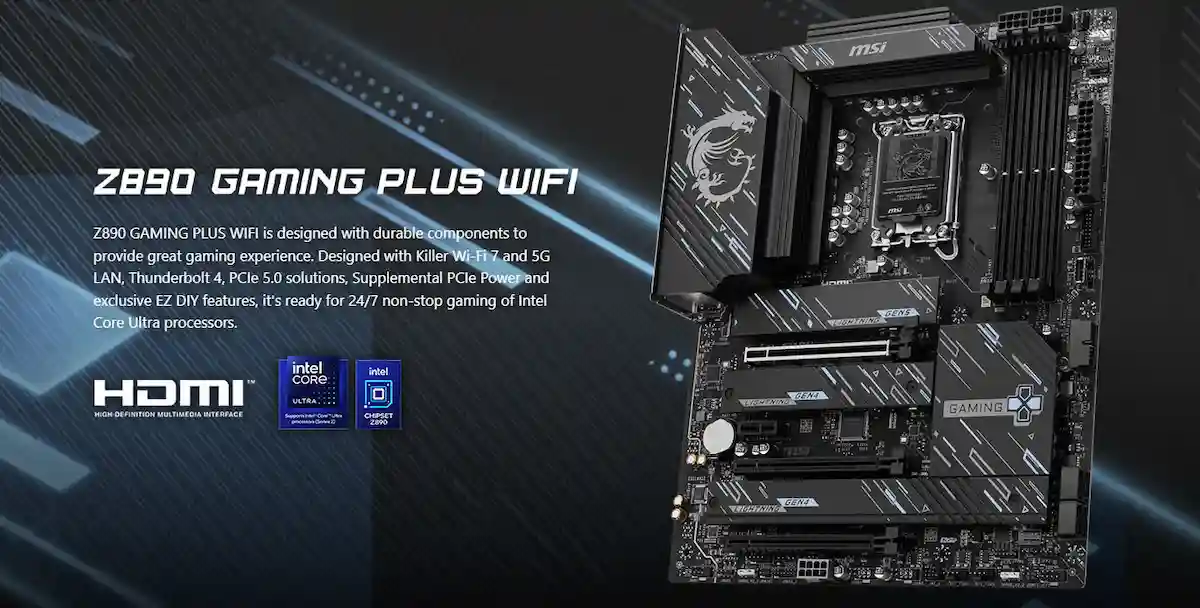 Mainboard MSI Z890 GAMING PLUS WIFI