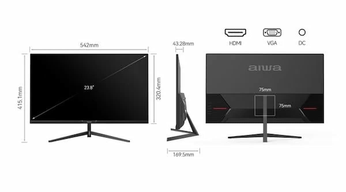 Màn hình LCD AIWA MF240B-V